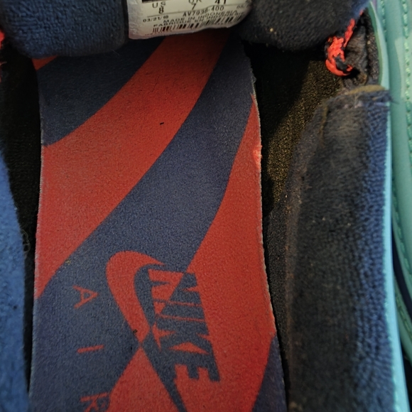 Nike Air Max 97 Teal and Black Sneakers - Picture 6 of 6